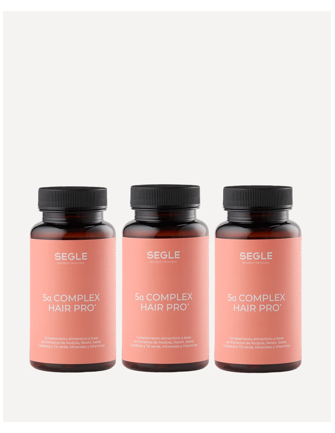 SEGLE 5 ALFA COMPLEX HAIR PRO CÁPSULAS ANTICAIDA PACK 3...