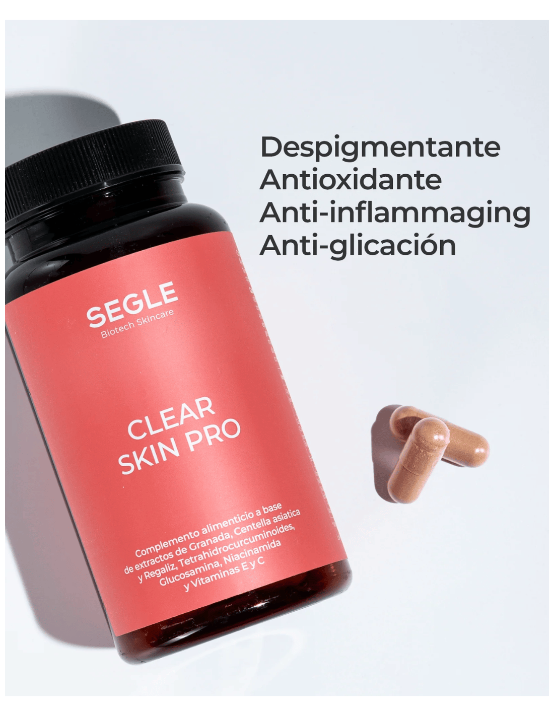 SEGLE CLEAR SKIN PRO 60 CÁPSULAS PACK 3 MESES...