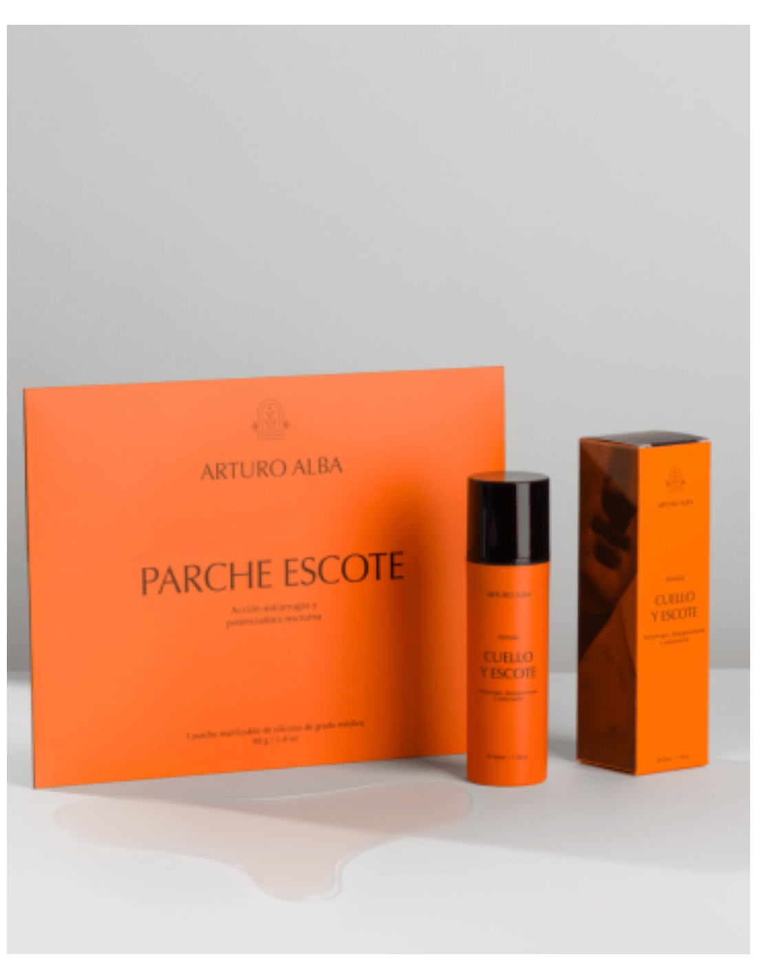 ARTURO ALBA PACK CUELLO Y ESCOTE (CREMA Y PARCHE)