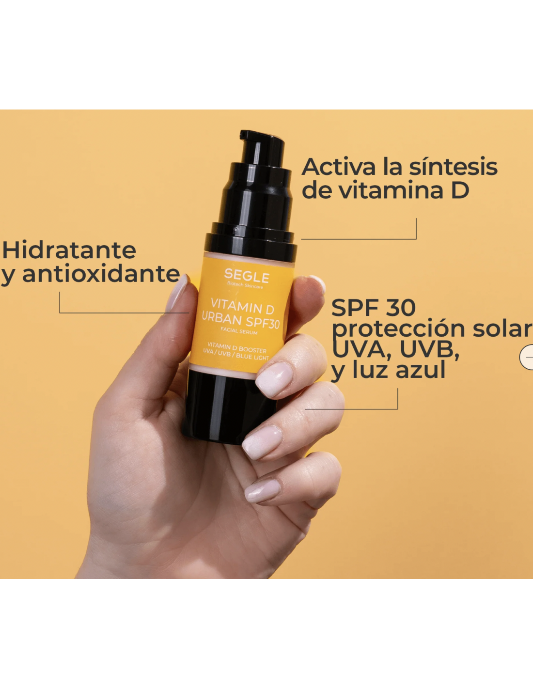SEGLE VITAMIN D URBAN SPF30 30ml 2