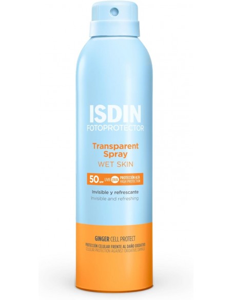ISDIN FOTOPROTECTOR SPF-50 SPRAY TRANSPARENT WET SKIN 250 ml