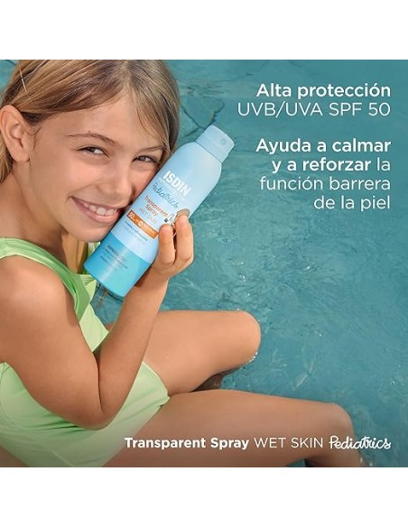ISDIN FOTOPROTECTOR SPF-50 PEDIATRICS SPRAY TRANSPARENT WET SKIN 250 ml