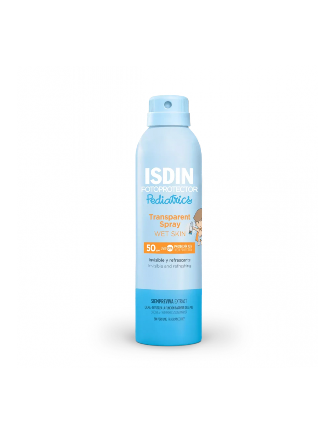 ISDIN FOTOPROTECTOR SPF-50 PEDIATRICS SPRAY TRANSPARENT WET SKIN 250 ml