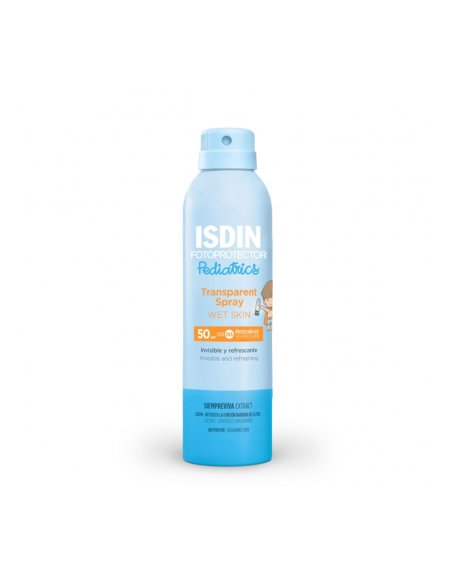 ISDIN FOTOPROTECTOR SPF-50 PEDIATRICS SPRAY TRANSPARENT WET SKIN 250 ml