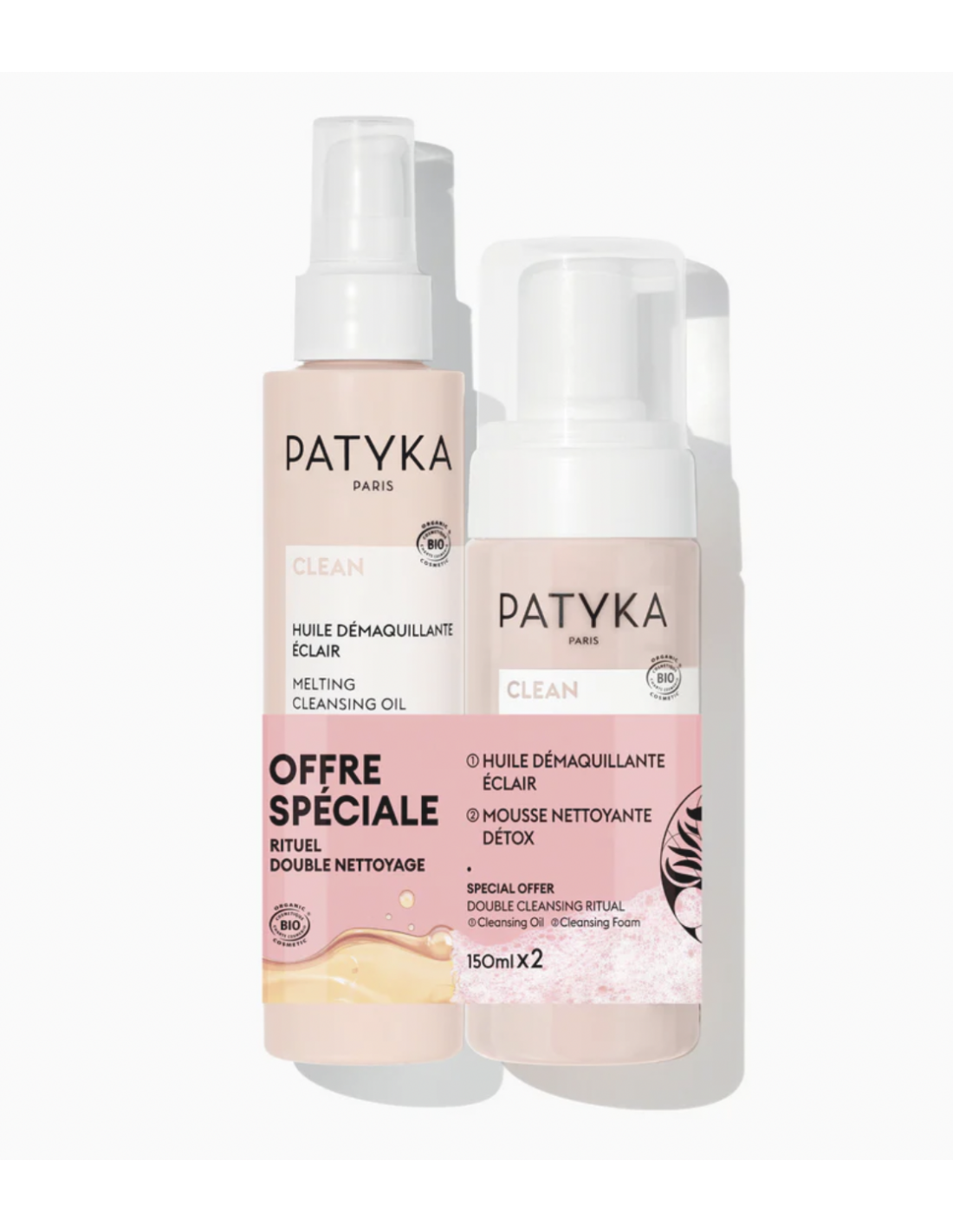PATYKA DUO CLEAN (HUILE DEMAQUILLANTE ECLAIR+ MOUSSE...