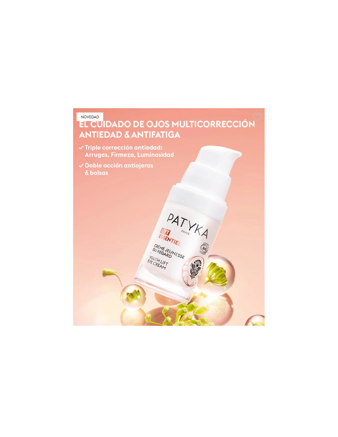 PATYKA CREME JEUNESSE DU REGARD LIFT ESSENTIEL...