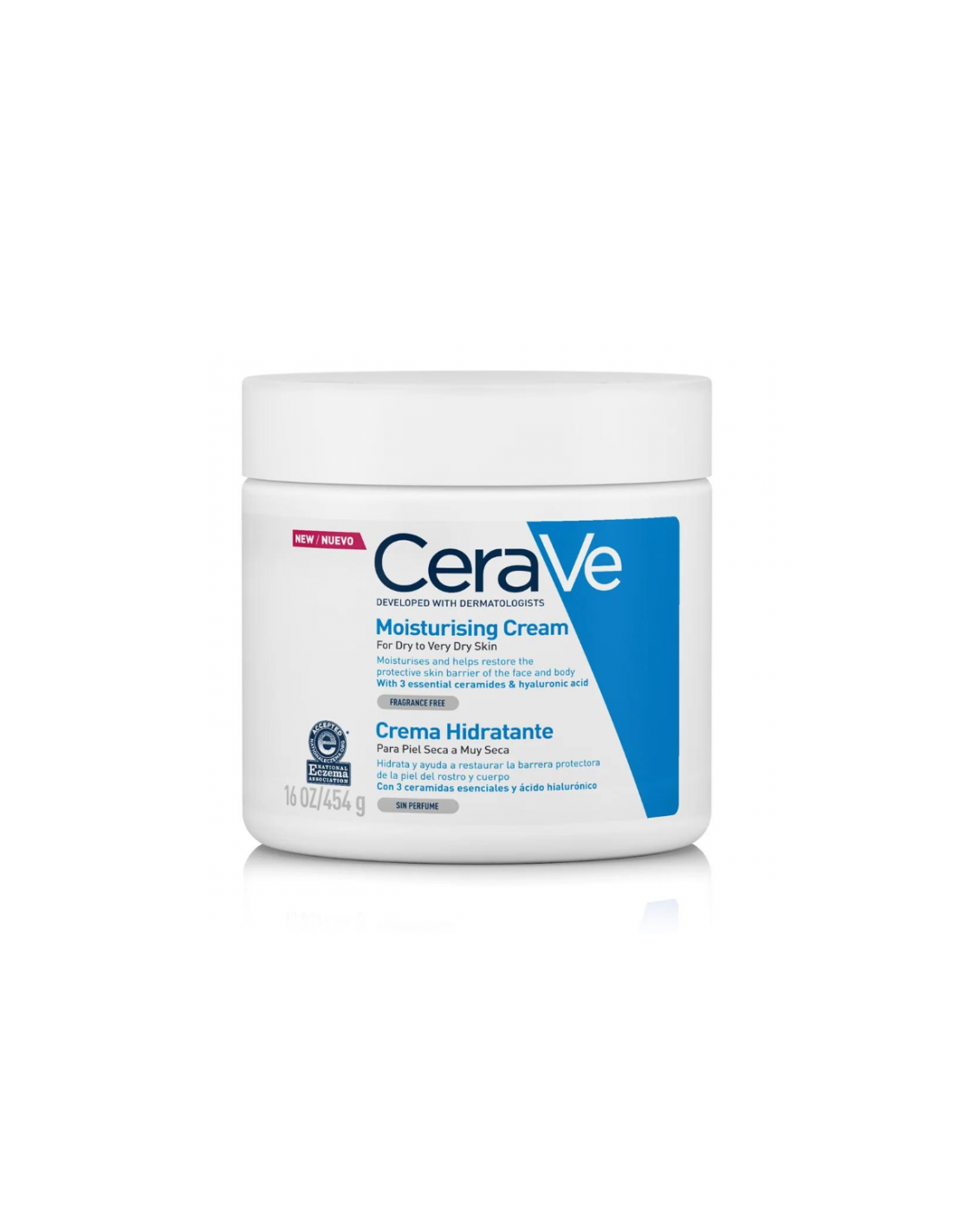 CERAVE CREMA HIDRATANTE PIEL SECA (TARRO)  454 gramos