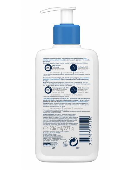 CERAVE LOCIÓN HIDRATANTE  236ml