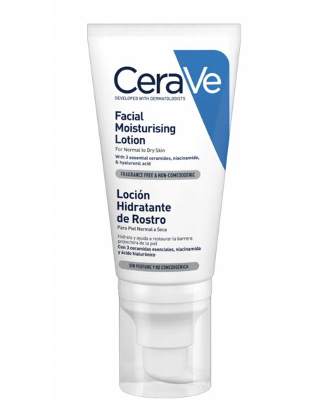 CERAVE LOCION HIDRATANTE DE ROSTRO PIEL NORMAL  52ml