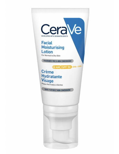CERAVE LOCION HIDRATANTE DE ROSTRO SPF 50  52ml