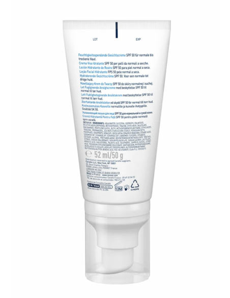 CERAVE LOCION HIDRATANTE DE ROSTRO SPF 50  52ml