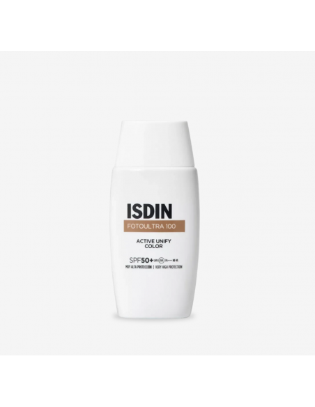 ISDIN FOTOULTRA 100 ACTIVE UNIFY FUSION FLUID CON COLOR (tono medio) - 50 mL