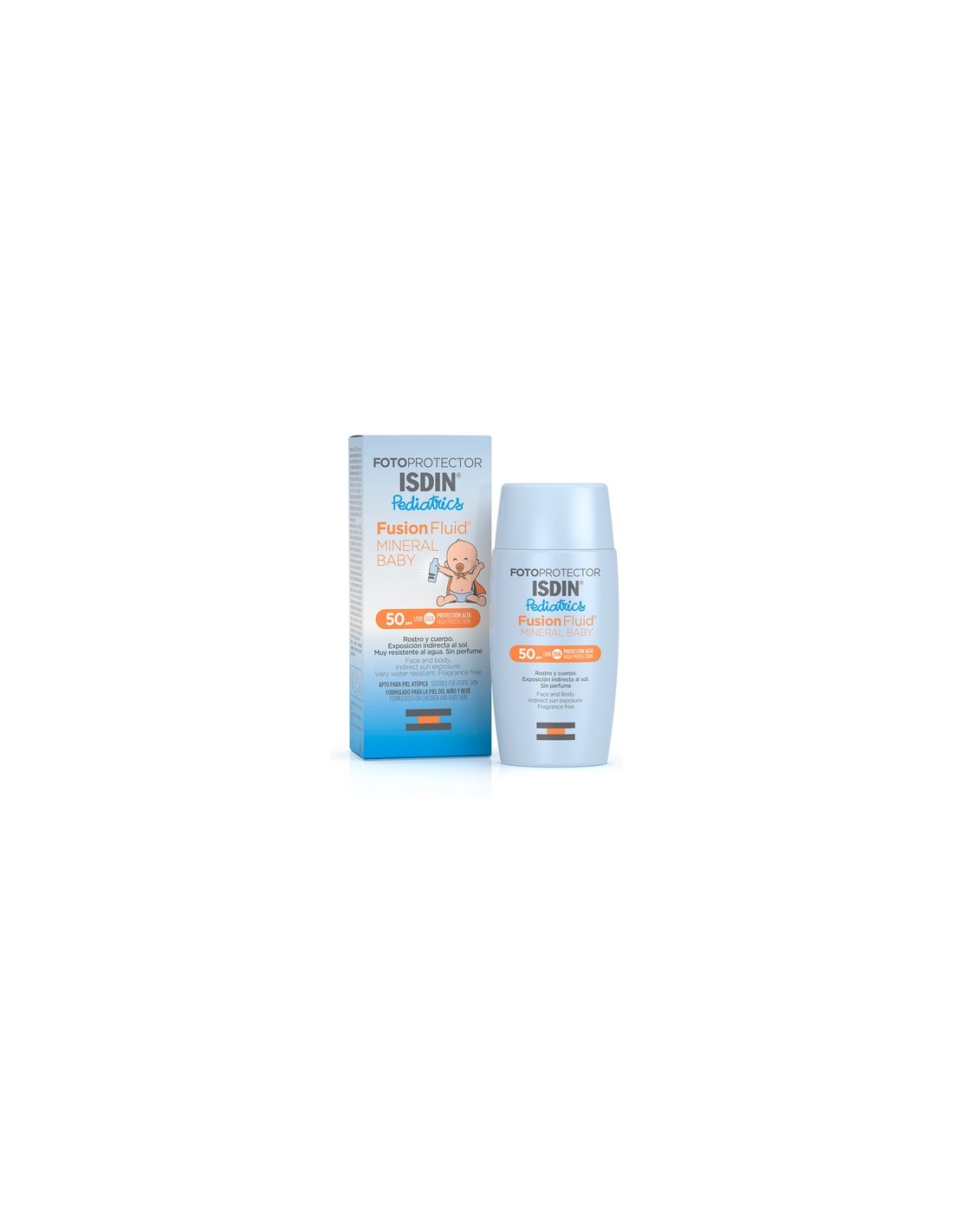 ISDIN FOTOPROTECTOR SPF-50+ FUSION FLUID MINERAL PEDIATRICS BABY - 50 mL