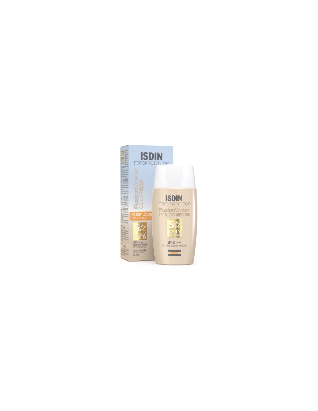 ISDIN FUSION WATER MAGIC COLOR TONO LIGHT SPF 50-  50 mL