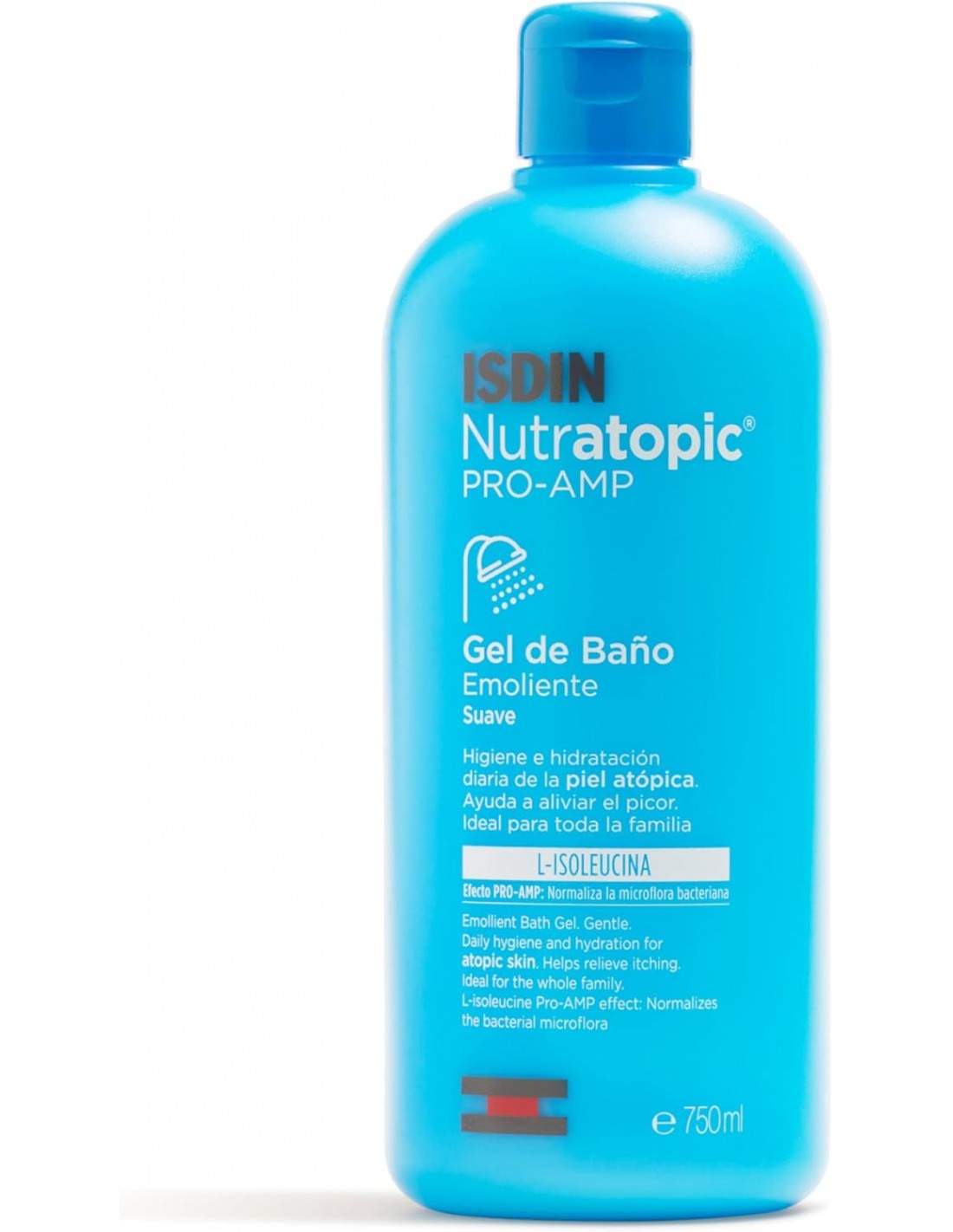 ISDIN NUTRATOPIC GEL DE BAÑO EMOLIENTE PIEL ATOPICA - 750 mL