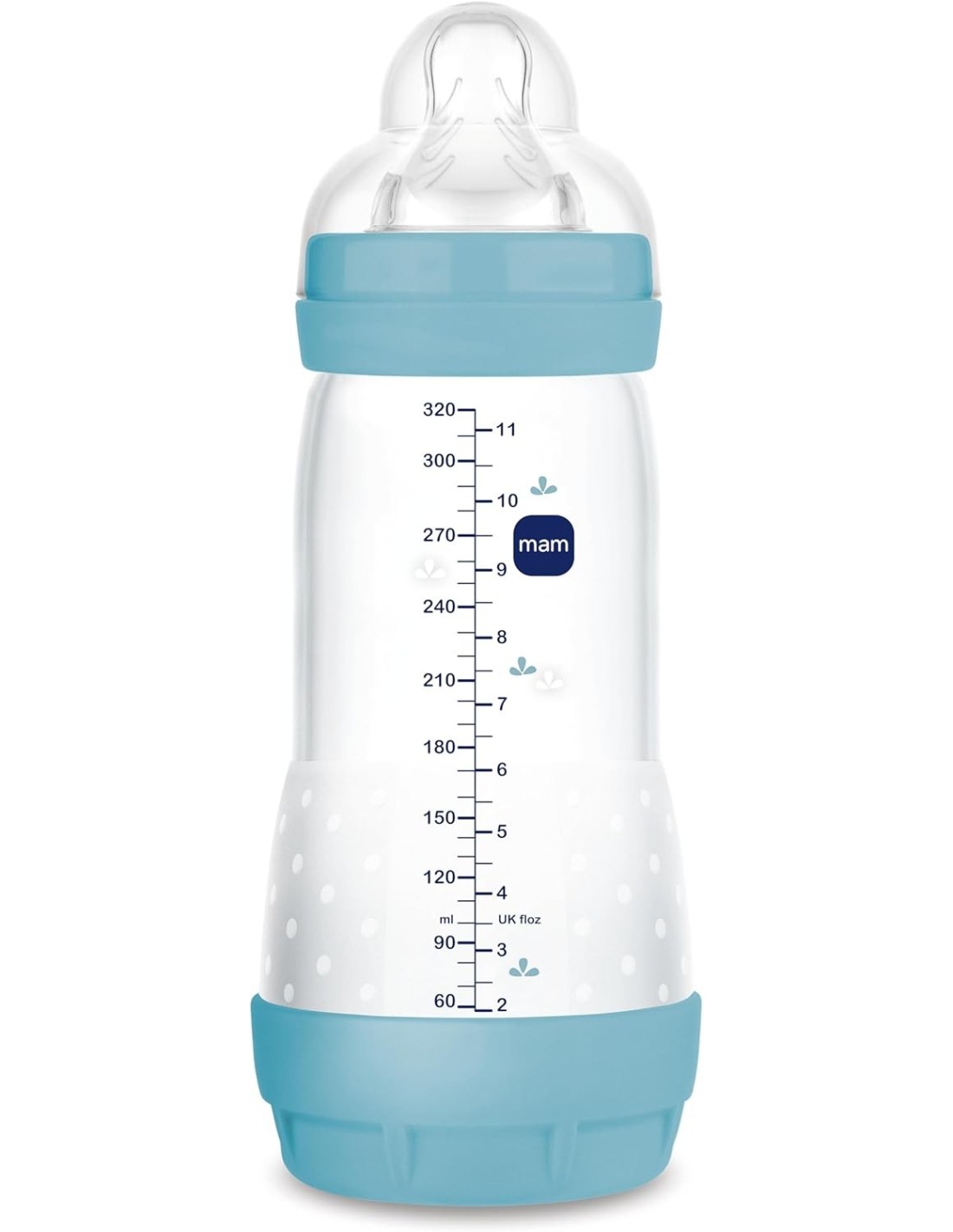MAM BIBERON ANTICOLICO EASY START +4 MESES COLOR AZUL 320...