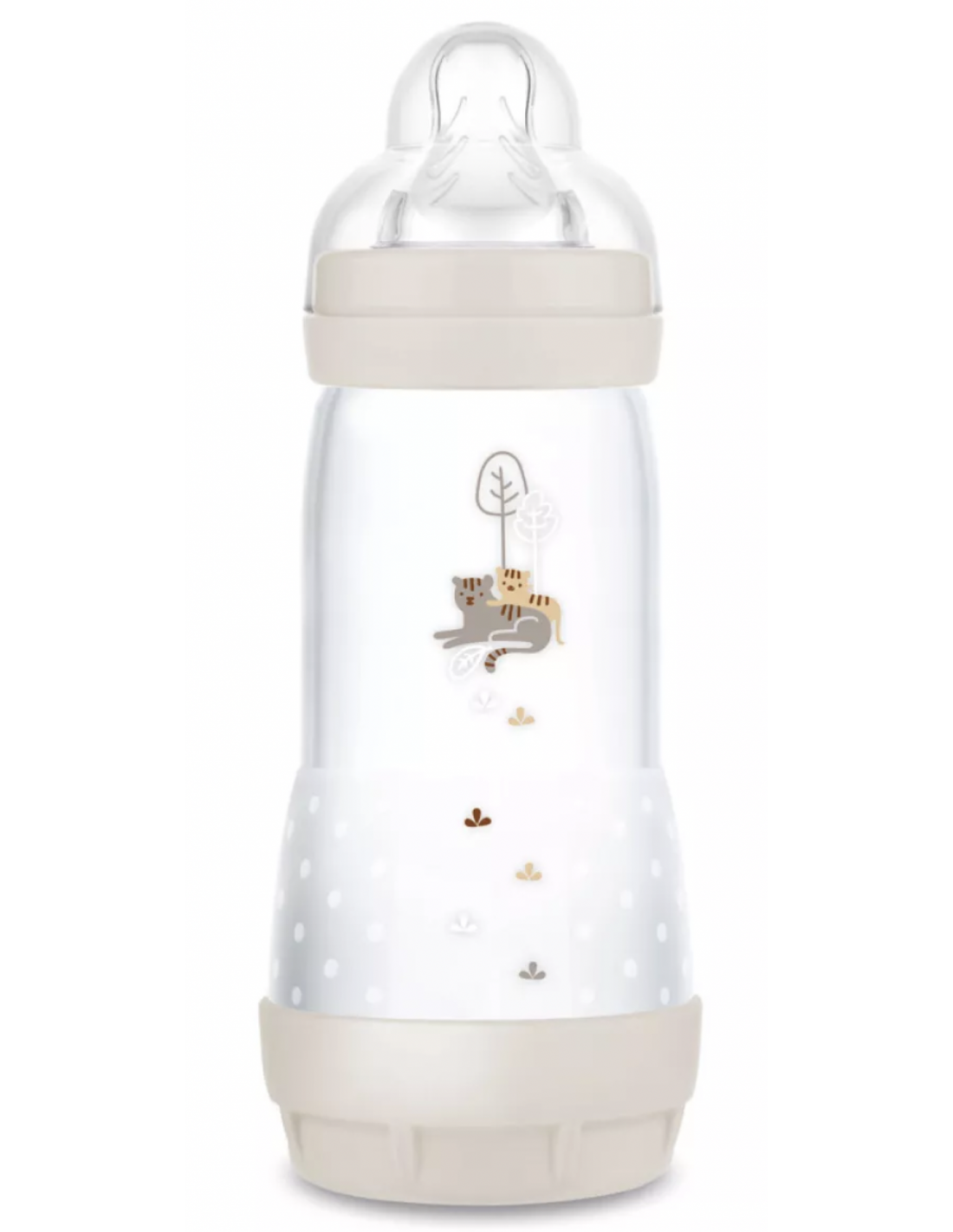 MAM BIBERON ANTICOLICO ANTICOLIC EASY START +4 MESES 1 UNIDAD MATE COLOR NEUTRO 320 ML - 1 unidad