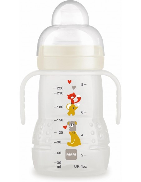 MAM BIBERON ENTRENAMIENTO TRAINER + NEUTRO 220 ML - 1 unidad