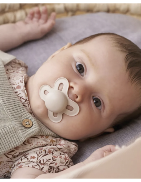 MAM CHUPETE SILICONA ORIGINAL 0-6 M PACK DOBLE COLORES NEUTROS - 2 unidades