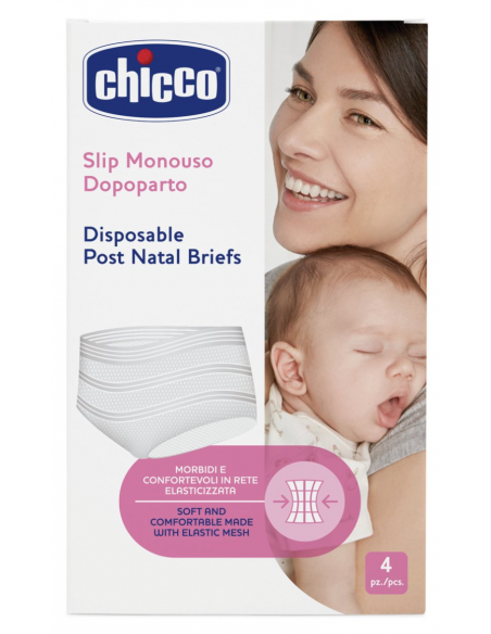 CHICCO BRAGA DESECHABLE MAMMA DONNA MALLA T-UNICA - 4 unidades