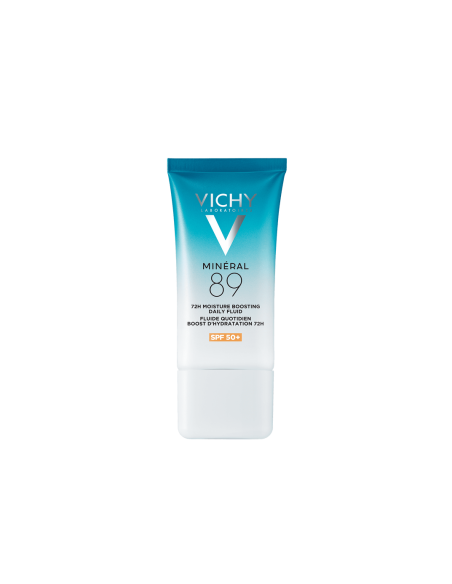 VICHY MINERAL 89 FLUIDO DIARIO BOOST DE HIDRATACION 72 HORAS SPF 50+ - 50mL