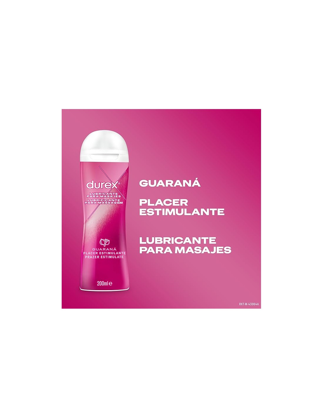 DUREX PLAY LUBRICANTE MASAJES GUARANA - 200 mL
