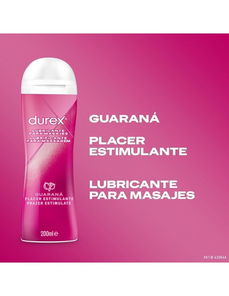 DUREX PLAY LUBRICANTE MASAJES GUARANA - 200 mL