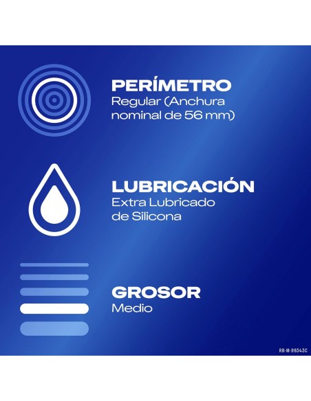 PRESERVATIVOS DUREX NATURAL PLUS EASY ON 12 unidades